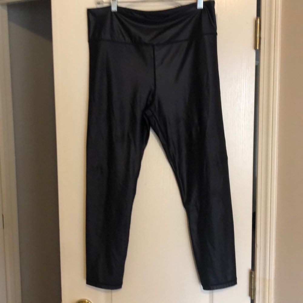 Zyia black metallic pants